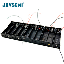 18650 battery box Series 3 7v 1 section 2 3 4 lithium battery holder single cell compartment with black red wire