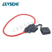 High quality waterproof car fuse socket with wire 30CM small medium fuse holder fuse box