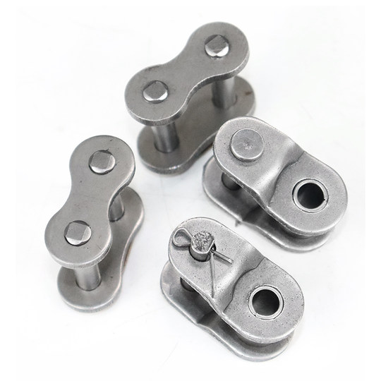 摩托车链条加厚单排接头链卡全半扣420 428H 520 530  630H 428HV