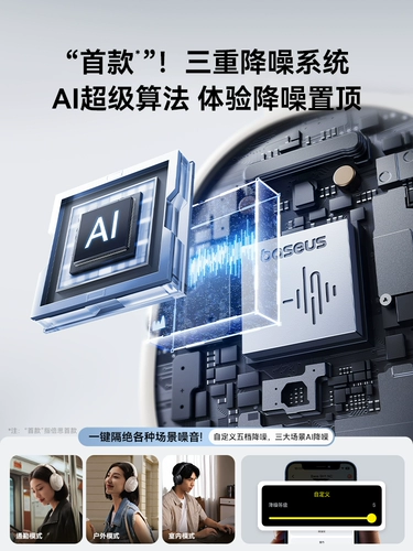 【Самый наводной запуск】 BH1 NC Гарнитура Активное снижение шума Bluetooth Computer E-Sports Special