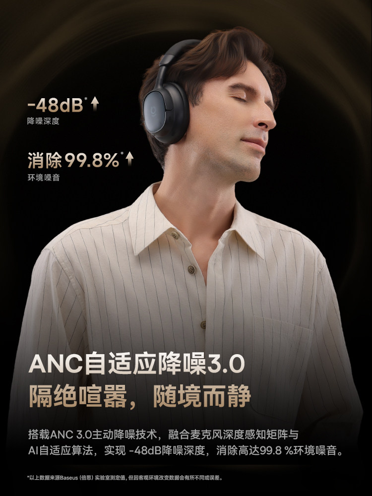 [Breaking News] Baseus Mh1 Over-Ear Headphones with Active Noise Cancellation, Bluetooth, Specially Designed for Computer and E-Sports Gaming