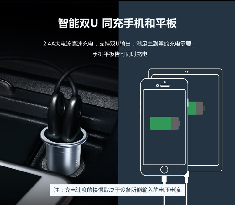 chargeur BASEUS 2.4A, 2A - Ref 1299465 Image 9