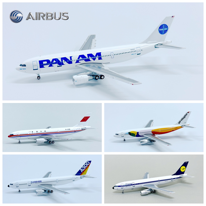 Yu Model Airbus A300B4/A300-600 Alloy Finished Aircraft Model Static Ornament 1/400