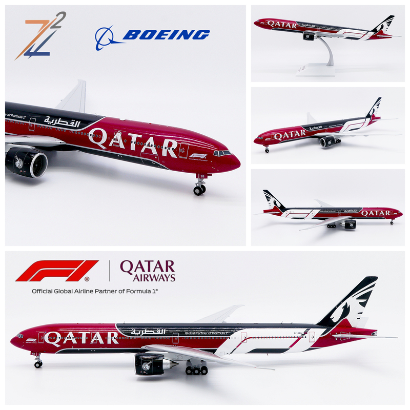 Z²Model Qatar Airways Boeing B777-300Er A7-Beg "F1" Aircraft Model 1/200