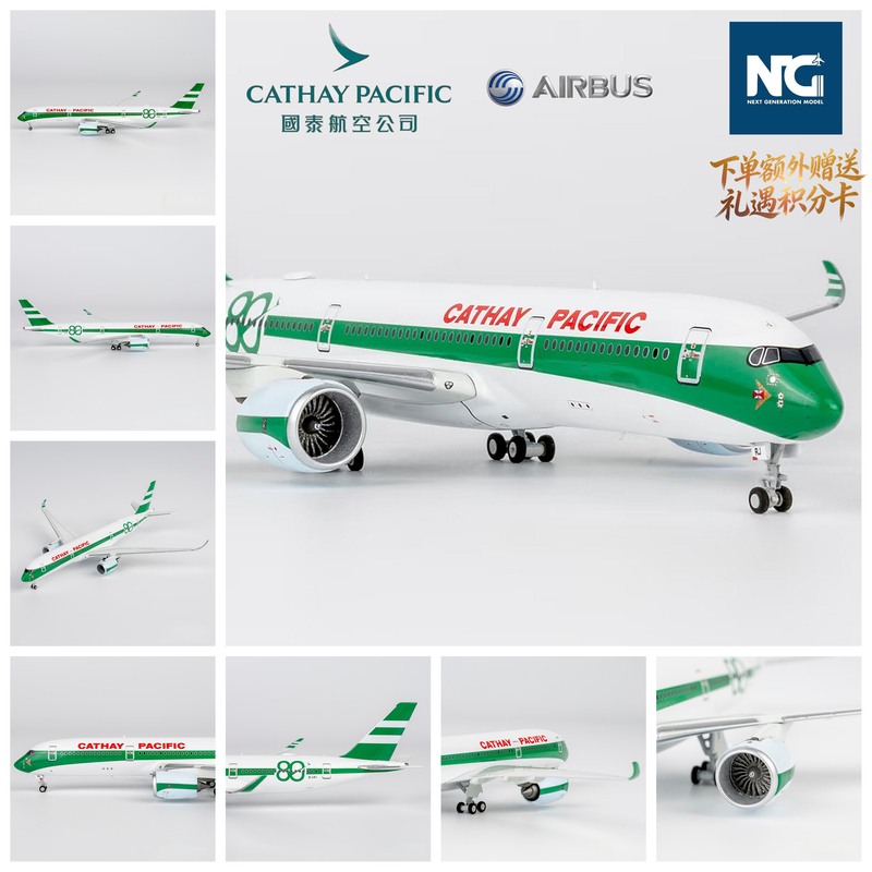 Ng 39128 Cathay Pacific A350-900 “80Th Anniversary Livery” B-Lrj Aircraft Model 1/400