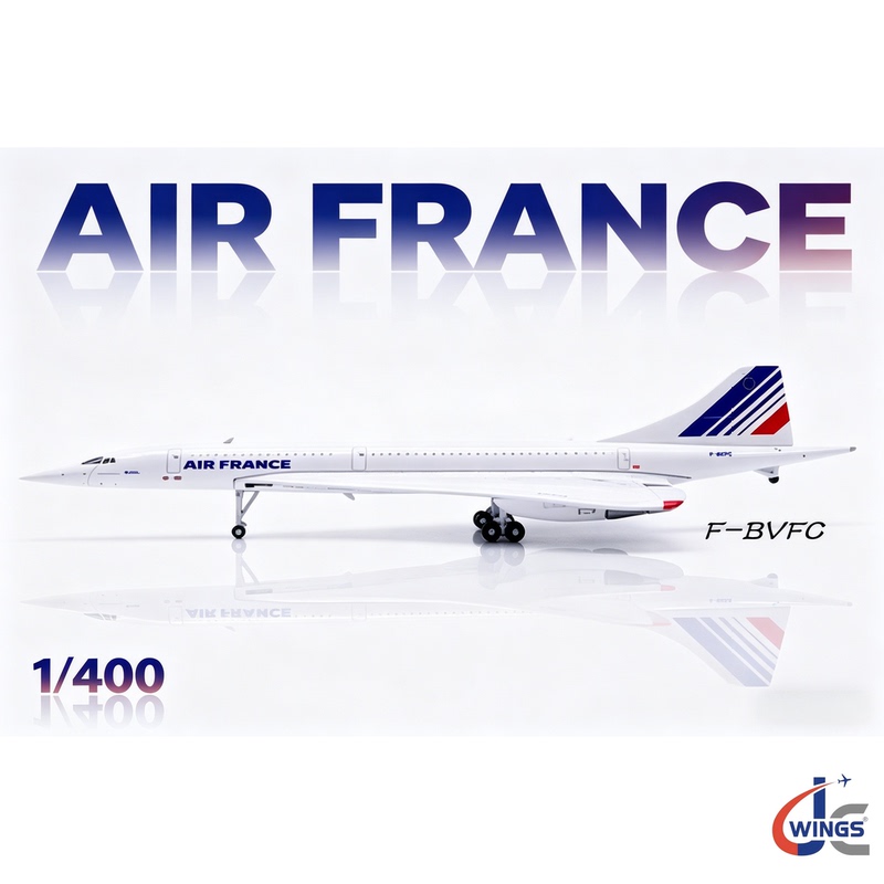 Jc Wings French Aerospace Concorde 101 Type F-Bvfc Alloy Finished Aircraft Model Jc Wings French Aerospace Concorde 101 Type F-Bvfc Alloy Finished Aircraft Model