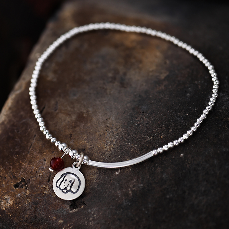 Bracelet de cheville Femme en Argenterie - Ref 3103886 Image 4