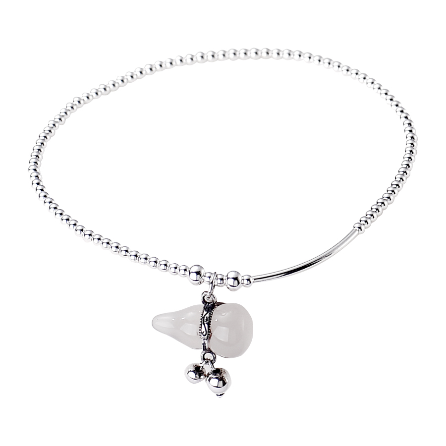 Bracelet de cheville Femme en Argenterie - Ref 3103921 Image 5