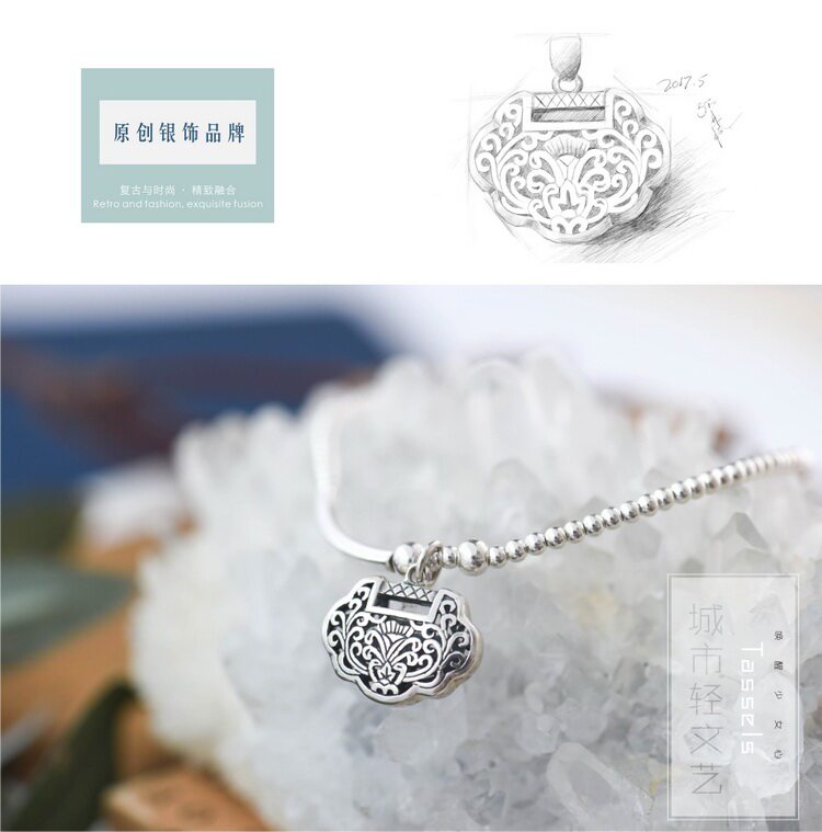 Chaine de cheville Femme en Argenterie - Ref 3101450 Image 3