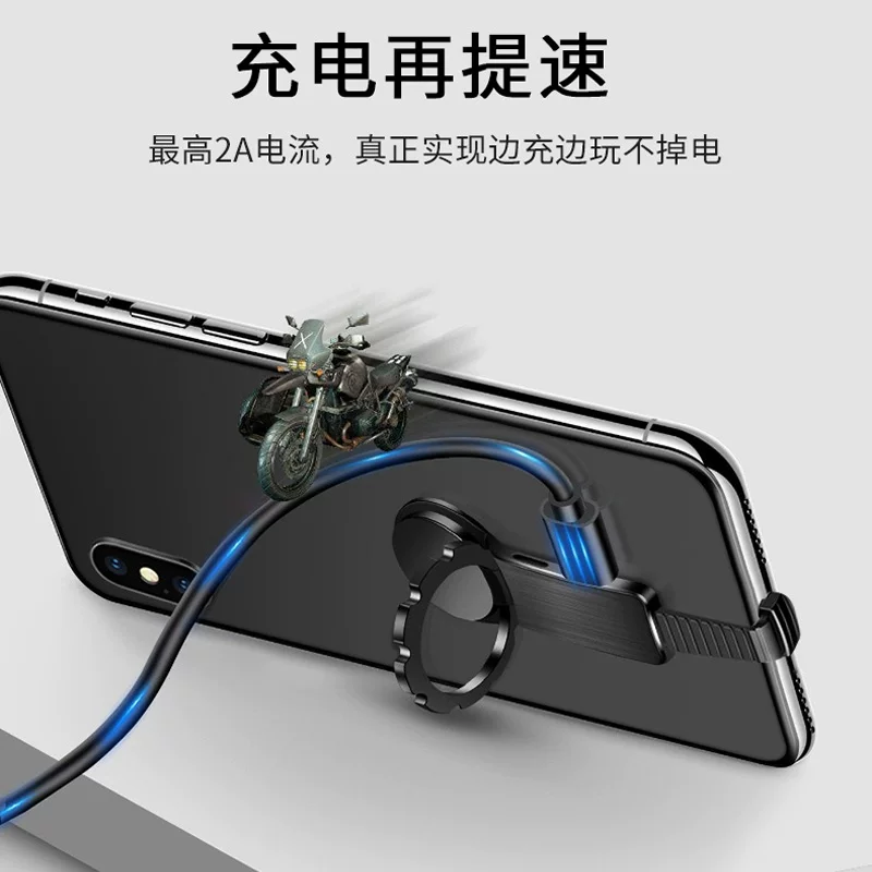 Apple, совместимый iPhone 11, наушники, кольцо, зарядка телефона, 2 в 1