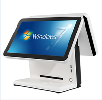 Cash register dual-screen touch screen cash register all-in-one catering milk tea shop Meituan chain franchise cashier management software