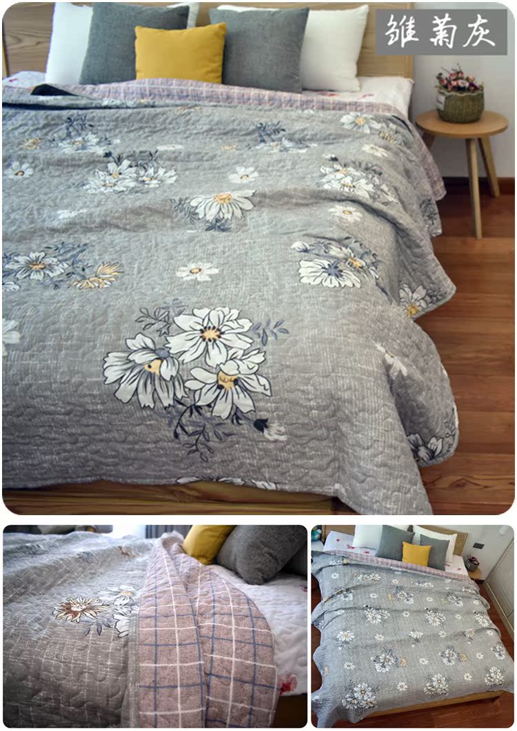 Ins Bắc Âu tấm đơn mảnh quilted đôi quilted quilt 1,8 m mùa hè giường đơn duy nhất cung cấp đặc biệt thảm trải giường mùa hè