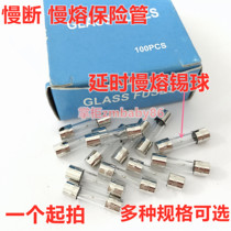 5X20 6x30 slow man rong delay microwave fuse 250V 1A 3A 4A 6 3A 8A 15A