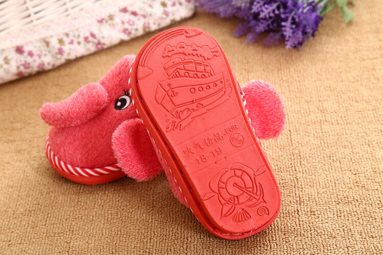 Pantoufles enfants en suède pour hiver - semelle autre - Ref 1006553 Image 16