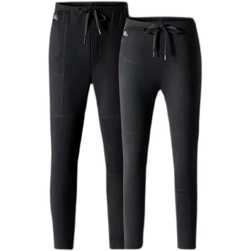 Удерживающие тепло флисовые эластичные штаны для отдыха, увеличенная толщина, для среднего возраста