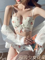 Day Department Small breasts pure desire to gather underwear for young girls to receive sub-milk adjustment type anti-sagging bra suit field wind bra