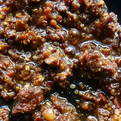 Hunan specialty Xiang spicy beef sauce authentic spicy mixed rice meat garlic chopped pepper sauce 200g * 2 bottles