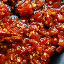 Hunan specialty steamed fried Wang fresh wild mountain pepper chili sauce pure handmade homemade chopped pepper sauce 240g * 2 bottles