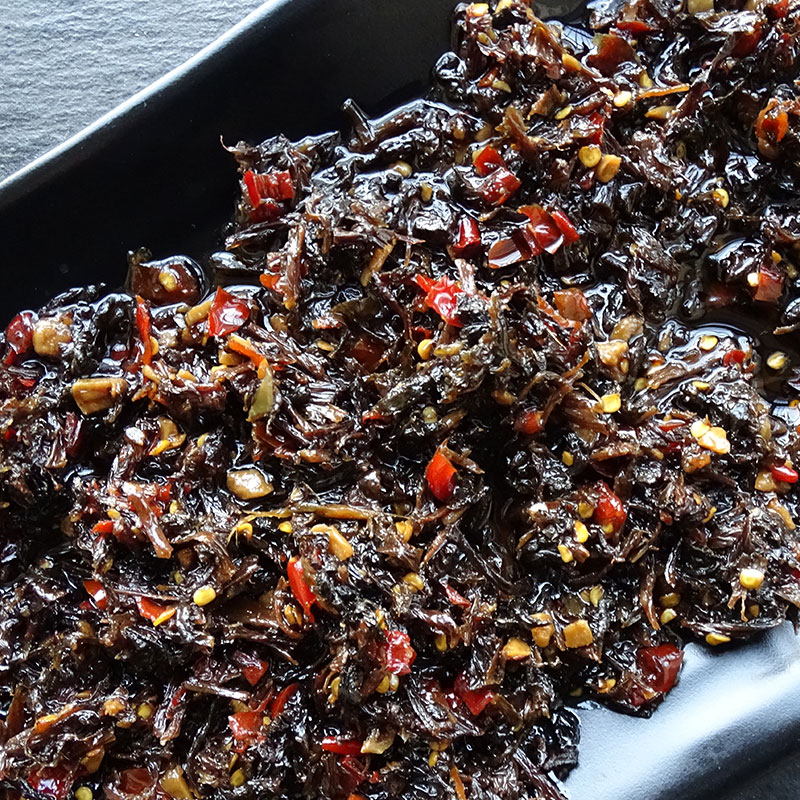 Hunan Special Produce Plum Vegetable Dry Sauerkraut Chili Sauce Ready-to-eat Appetizers Diy Mixed Pasta Sauce 240 gr 2 Bottles