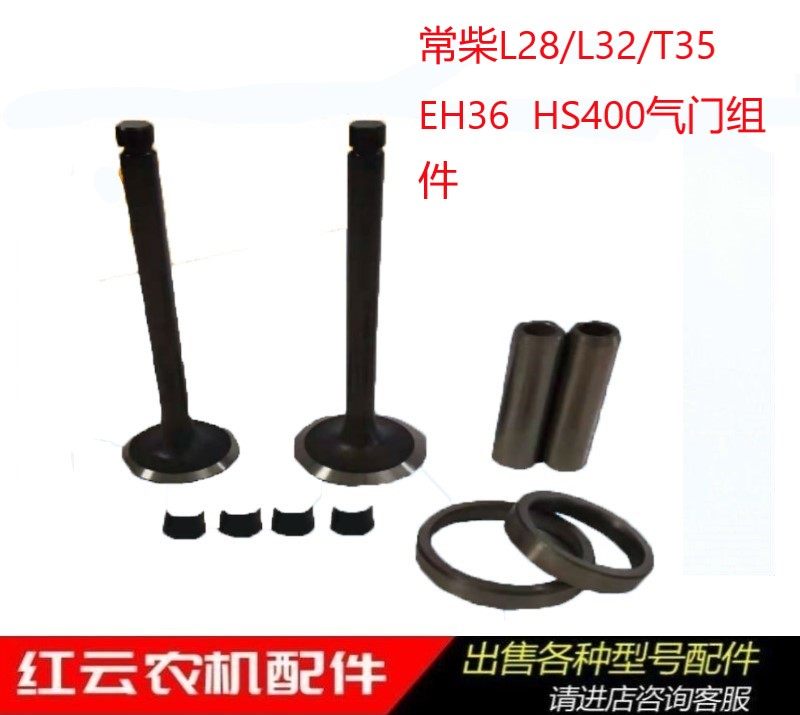 Common firewood single cylinder diesel L28 L28 L32 L32 EH36 EH36 HS400 valve four assorted components valve opening conduit
