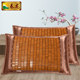 Chunlong Mahjong Mat Pillowcase Summer Double Pillowcase Bamboo Mat Large Single Infant Tea Small Pillow Cover Leather