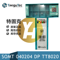 Korea Teguk TaeguTec CNC U Drill Blade SOMT 040204 DP TT8020 Perforated Reamer
