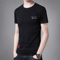 Summer new mens short sleeves T-shirt thin Korean version of the youth Casual Mens Wear head round collar Shirt Tide
