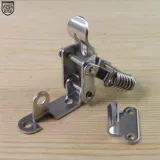 Подвесная пряжка Anwang 068, изогнутый крючок, двойная пружинная пряжка из нержавеющей стали, деревянная пряжка для навесного замка, пряжка для коробки, пряжка для шасси