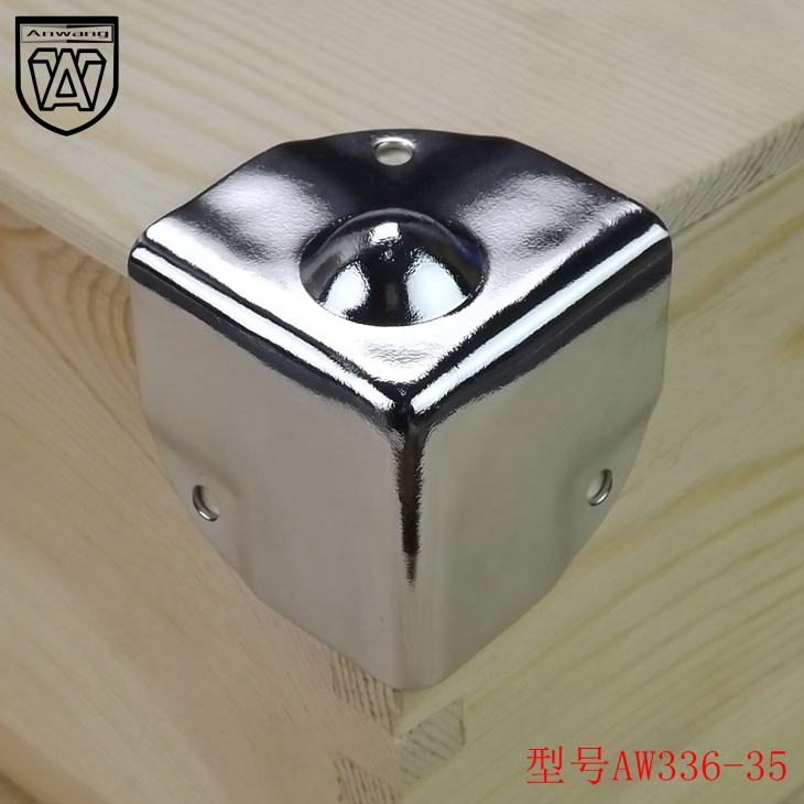 Anwang Hardware Square Corner Luggage Corner Aluminum Corner Cosmetic Bag Corner Corner Protector Stainless Steel Corner