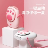 Remax rui Liang, висящий рядом с вентилятором мини -портативным детьми, милые кошачьи кошачьи девочки USB Can Bangaing Ученики общежития держат тихой офисный стол на столе