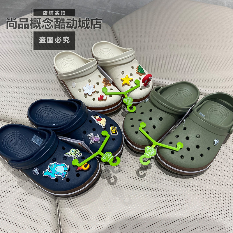 Crocs Summer Men's and Women's Shoes Crocs Casual Street Beach Shoes Sandals 212756