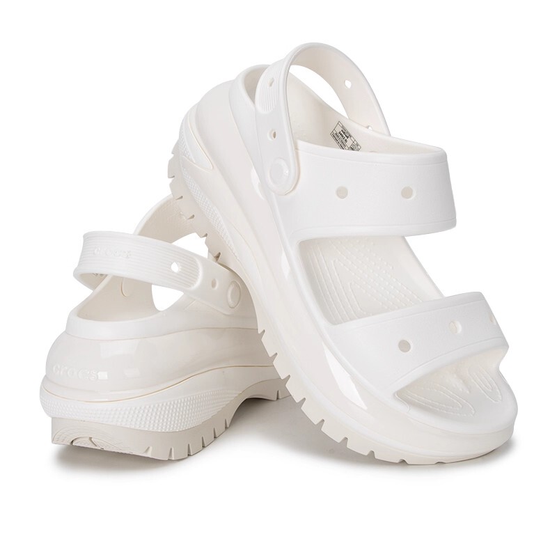 Crocs Men's and Women's Slippers Classic Light Wheel Sandals Outdoor Beach Thick-Soled Casual Clogs 207989