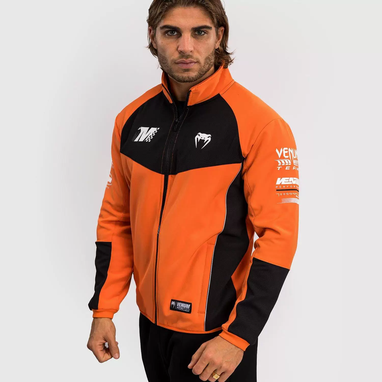 Спортивный кардиган VENUM с капюшоном, длинный рукав, спортивный костюм