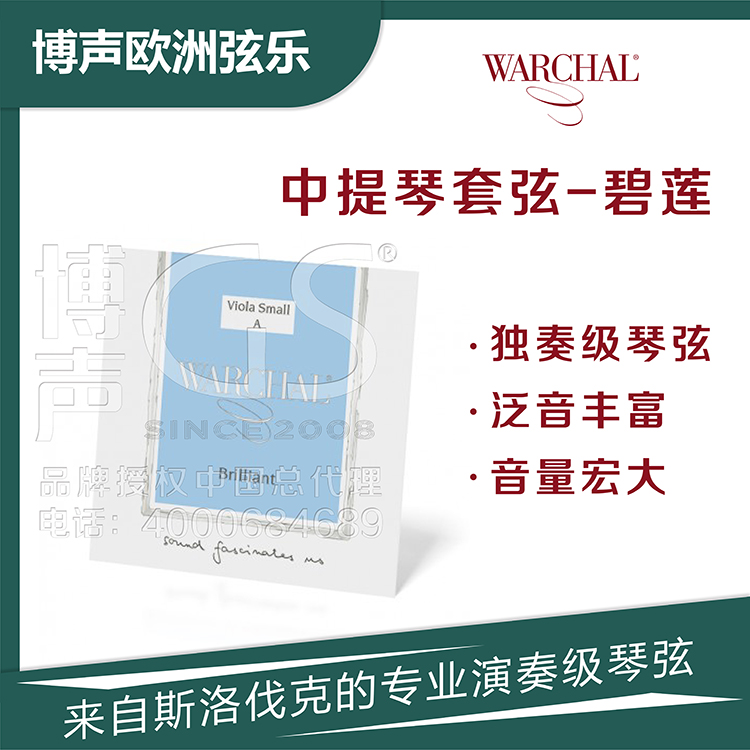 In the mouth the violin strings WARCHAL BRILLIANT the cello set strings in the strings