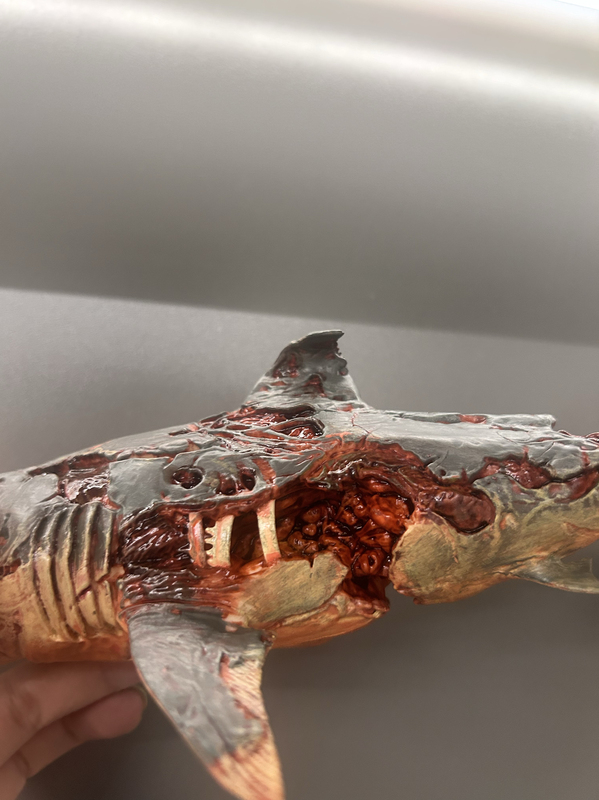 Authentic Loose Goods Biochemical Zombie Shark Mutant Shark Toy Model Figurine Ornament Collection Aesthetic