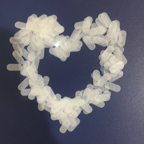 Nanjing Dingkui Zhong Zhen Straight Inserted Two Feet Crystal Zhen Special White Spacer Crystal Vibration Spacer Anti Shock Insulation Sheet