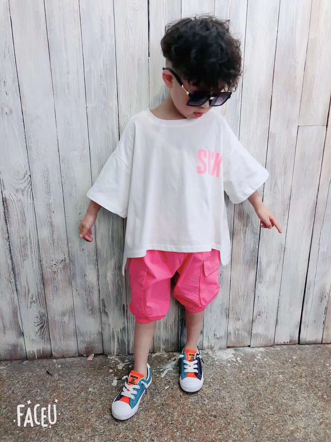 Phiên bản thủy triều quần áo trẻ em của bộ râu ông già 1C22 - Khác quần legging cho bé gái