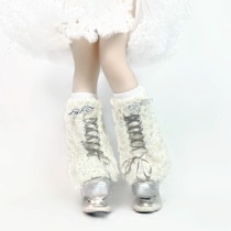Broken Bone Original Christmas Angel Wings Horseradish Original Juku Strap Snowflake Furry Legs Sleeve Socks Winter