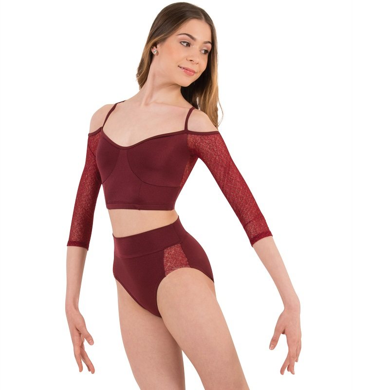 Floating Raw If Dance American Imports Body Wrappers Fashion Mesh Yarn Ballet Dance Yoga Blouse 1243