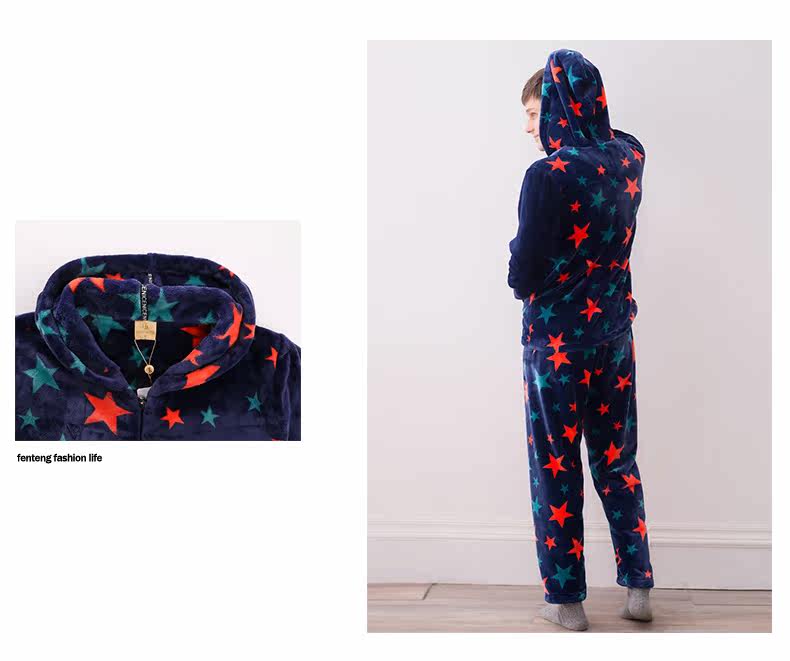 Pyjama mixte en Polyester Polyester  à manches longues - Ref 3005269 Image 13