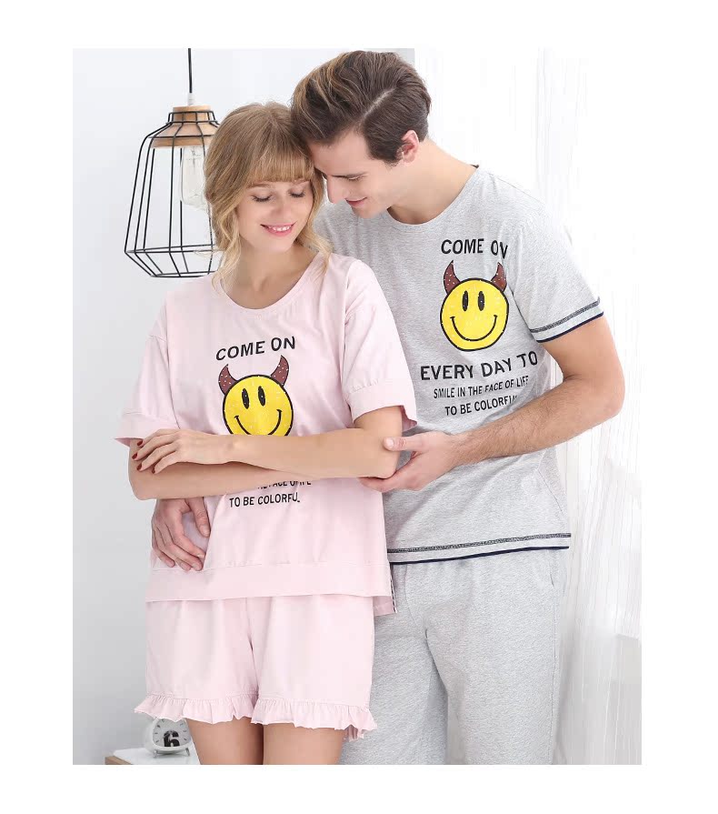 Pyjama mixte en Coton à manche courte - Ref 3005262 Image 14