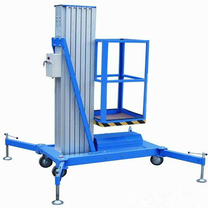 Factory direct sales double-column aluminum alloy lift high-altitude operation climbing maintenance freight elevator mobile hydraulic lifting platform