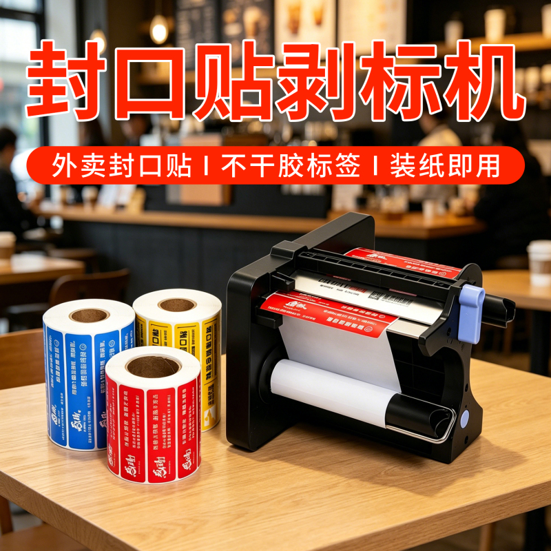 Takeaway Seal Label Remover, Electric Adhesive Label Peeler, Food Safety Seal, Seal Strip, Meal Seal Sticker