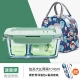Новый продукт Mi Men's Green Большой два дивизии 1070 мл Nunu Bao Nu Nunu Tableware