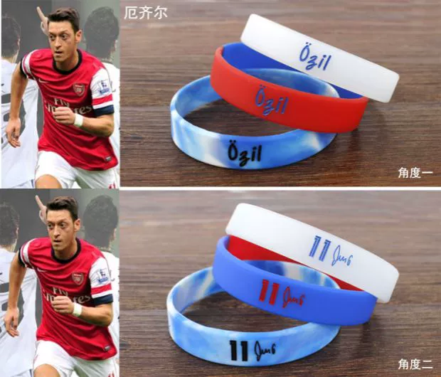 Ngôi sao bóng đá Özil C Rocca Beckham Messiru vòng đeo tay thể thao vòng tay cung cấp bóng - Bóng đá