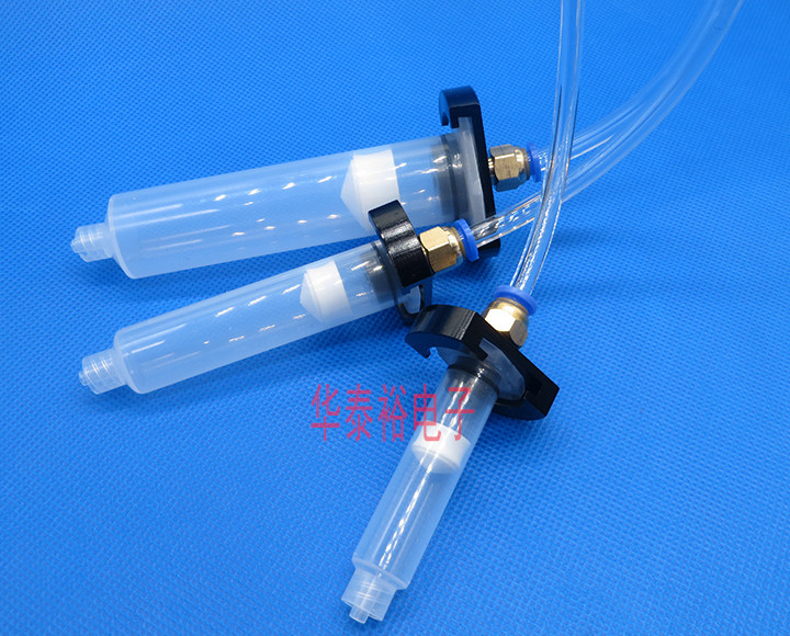 Point Gum Machine Syringe Metal Connector Aluminum Alloy Adapter 5 10 30 55CC Connection head