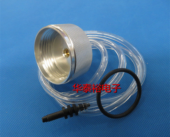New Thickeneded 100/200cc Dispensing Machine Syringe Aluminum Back Cover Connector/metal Cover Adapter Syringe Needle