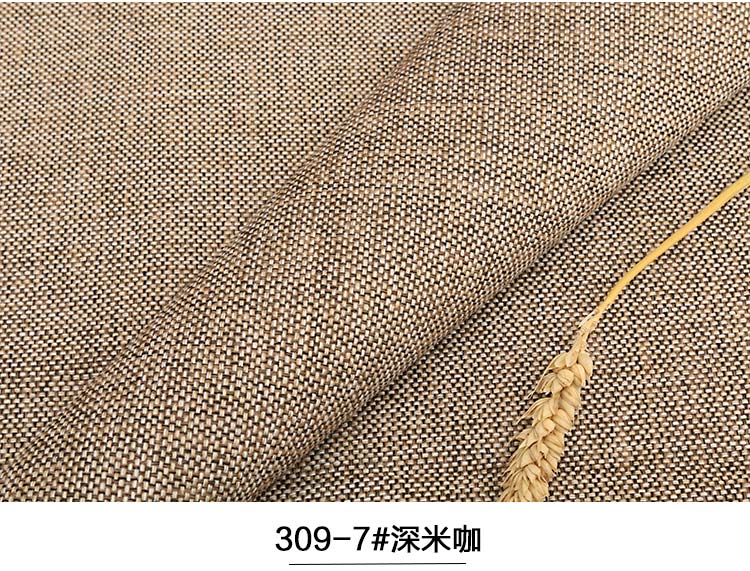 Vải lanh màu vải thô dày vải lanh cotton màu rắn vải chống bụi cũ vải thô khăn trải bàn thủ công tự làm vải nỉ cứng