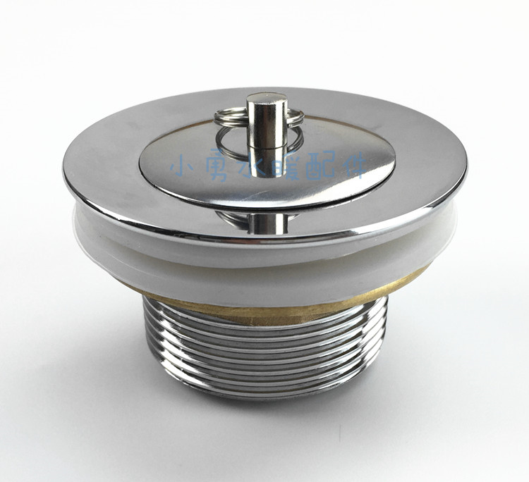 Full copper thickened bathtub Pisce Falling Wood Bucket Sewer head shower room Bathtub Dewater bathtub Sewers Sewer Fittings-Taobao