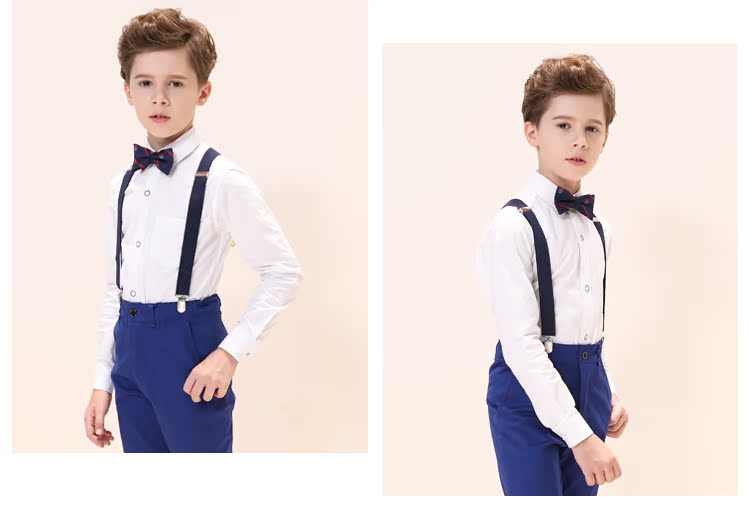 Trẻ em ăn mặc hoa cô gái piano biểu diễn hợp xướng lớn phù hợp với học sinh tiểu học và trung học nam và nữ tổ chức bib bib mùa thu váy công chúa bé gái